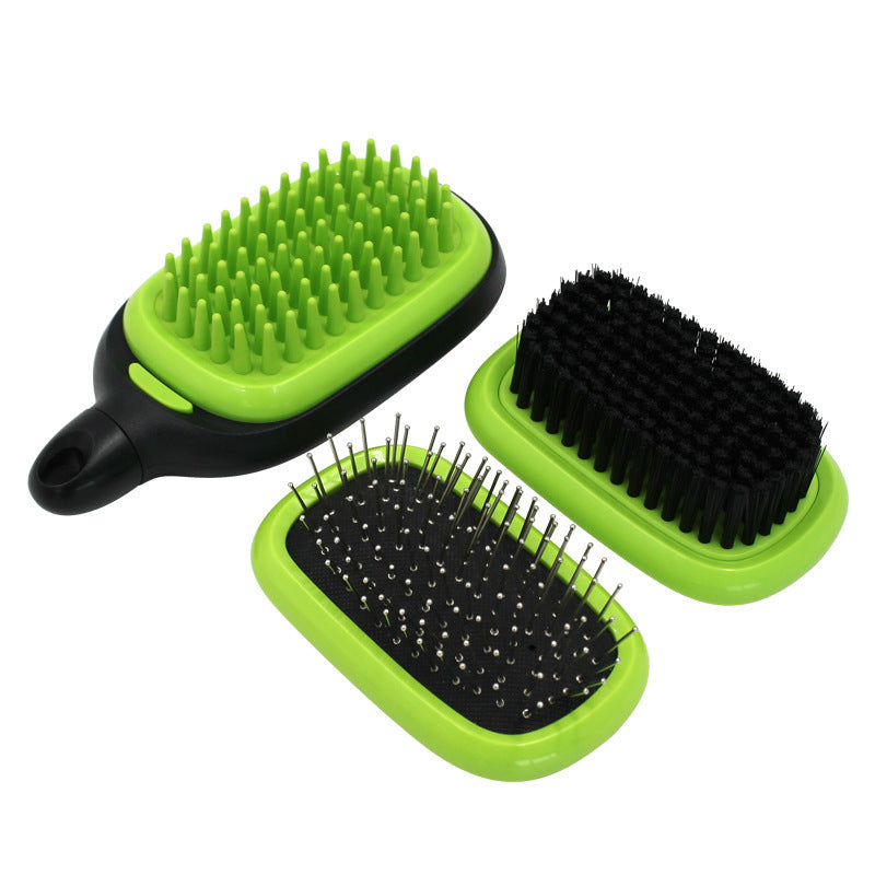 Five In One Pet Grooming Massage Knot Opening Comb