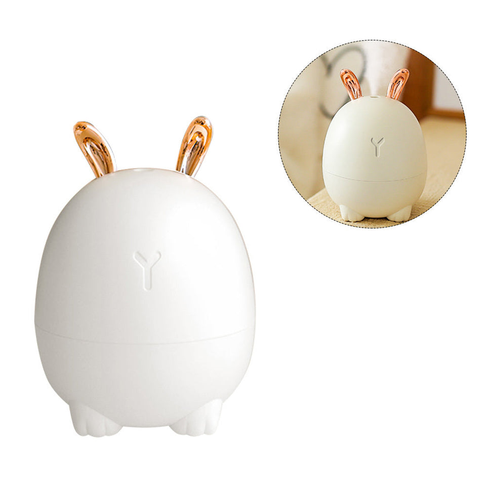 USB Humidifier Cartoon Deer Rabbit HumidifierOverview:
 
 Nano-atomization purifies the air and moisturizes the skin.
 
 New improvements and larger sprays.
 
 Stop dry burning and low noise, quiet business.
 
USB Humidifier Cartoon Deer Rabbit Humidifier