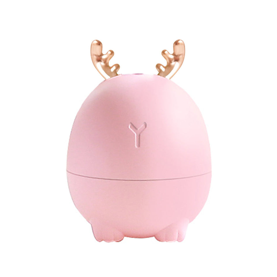 USB Humidifier Cartoon Deer Rabbit HumidifierOverview:
 
 Nano-atomization purifies the air and moisturizes the skin.
 
 New improvements and larger sprays.
 
 Stop dry burning and low noise, quiet business.
 
USB Humidifier Cartoon Deer Rabbit Humidifier