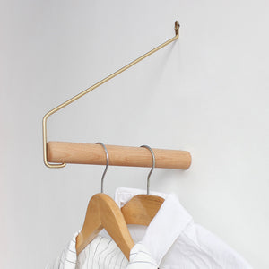 Hanging Hanger Nordic Wooden Wall Hanger Decorative HookProduct information
 
 Product category: hanging clothes hanger
 
 Drying rack type: fixed type
 
 Design of drying rack: single pole type
 
 Material: Wood
 
 ColorHanging Hanger Nordic Wooden Wall Hanger Decorative Hook