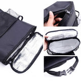 Thermal Bag Multifunction Car Seat OrganizerProduct information:
 
 
 Name: Multifunctional heat preservation storage chair back bag
 
 
 Colour: Black
 
 Material: Oxford cloth + insulation aluminum foil
 
 SThermal Bag Multifunction Car Seat Organizer