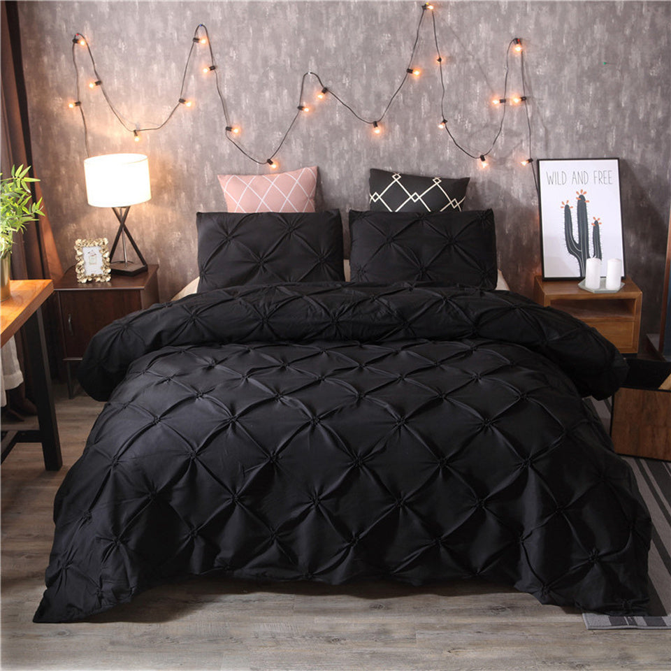 Craft Home Textiles Plain Color Solid Color Duvet Cover BeddingProduct information
 
 
 The main component of the fabric: polyester fiber (polyester)
 
 Main ingredient content of fabric: 100
 
 Fabric subcomponent: polyester fiCraft Home Textiles Plain Color Solid Color Duvet Cover Bedding