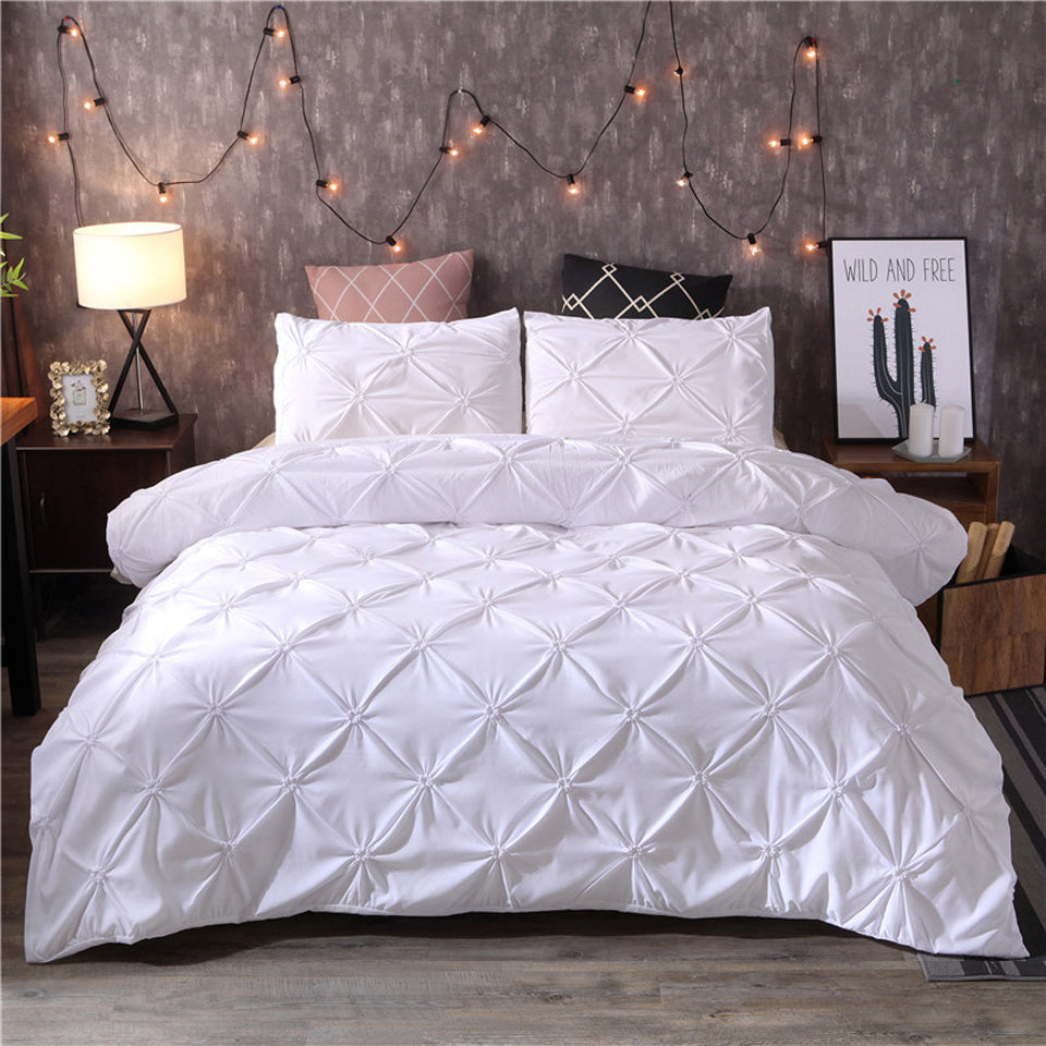 Craft Home Textiles Plain Color Solid Color Duvet Cover BeddingProduct information
 
 
 The main component of the fabric: polyester fiber (polyester)
 
 Main ingredient content of fabric: 100
 
 Fabric subcomponent: polyester fiCraft Home Textiles Plain Color Solid Color Duvet Cover Bedding