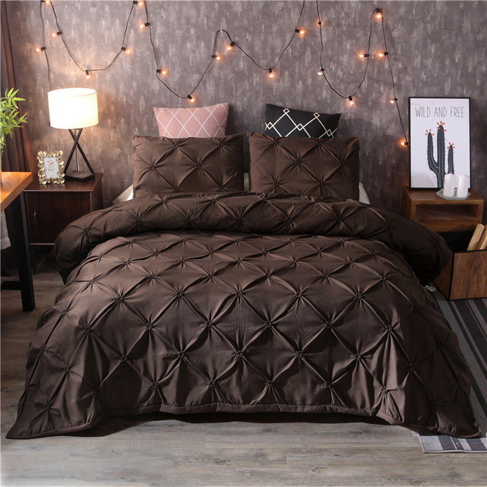 Craft Home Textiles Plain Color Solid Color Duvet Cover BeddingProduct information
 
 
 The main component of the fabric: polyester fiber (polyester)
 
 Main ingredient content of fabric: 100
 
 Fabric subcomponent: polyester fiCraft Home Textiles Plain Color Solid Color Duvet Cover Bedding