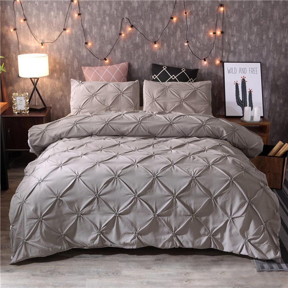 Craft Home Textiles Plain Color Solid Color Duvet Cover BeddingProduct information
 
 
 The main component of the fabric: polyester fiber (polyester)
 
 Main ingredient content of fabric: 100
 
 Fabric subcomponent: polyester fiCraft Home Textiles Plain Color Solid Color Duvet Cover Bedding