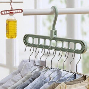 9-hole Clothes Hanger Organizer Space Saving HangerOverview:
 
 This hanger can greatly save your wardrobe space.
 
 Dormitory and apartment for limited space.
 
 Keep your shirts, pants and shirts organized and wrin9-hole Clothes Hanger Organizer Space Saving Hanger