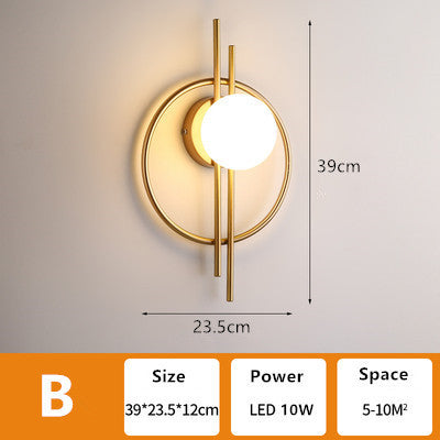 Home Living Room Background Wall Lamp - Mekel’s Elegant Interior Store