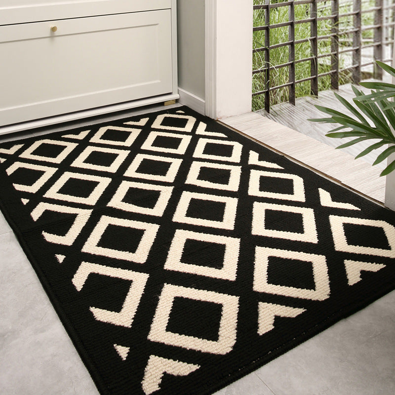 Nordic Home Floor Mat Home Dirty-resistant Porch CarpetProduct information:
 


 Material: 
 polyester
  


 Shape: Square
 
 Pattern: stripes, geometric patterns, squares
 
 Colors: Monet, Morocco, Parker Entry Pad, CheNordic Home Floor Mat Home Dirty-resistant Porch Carpet