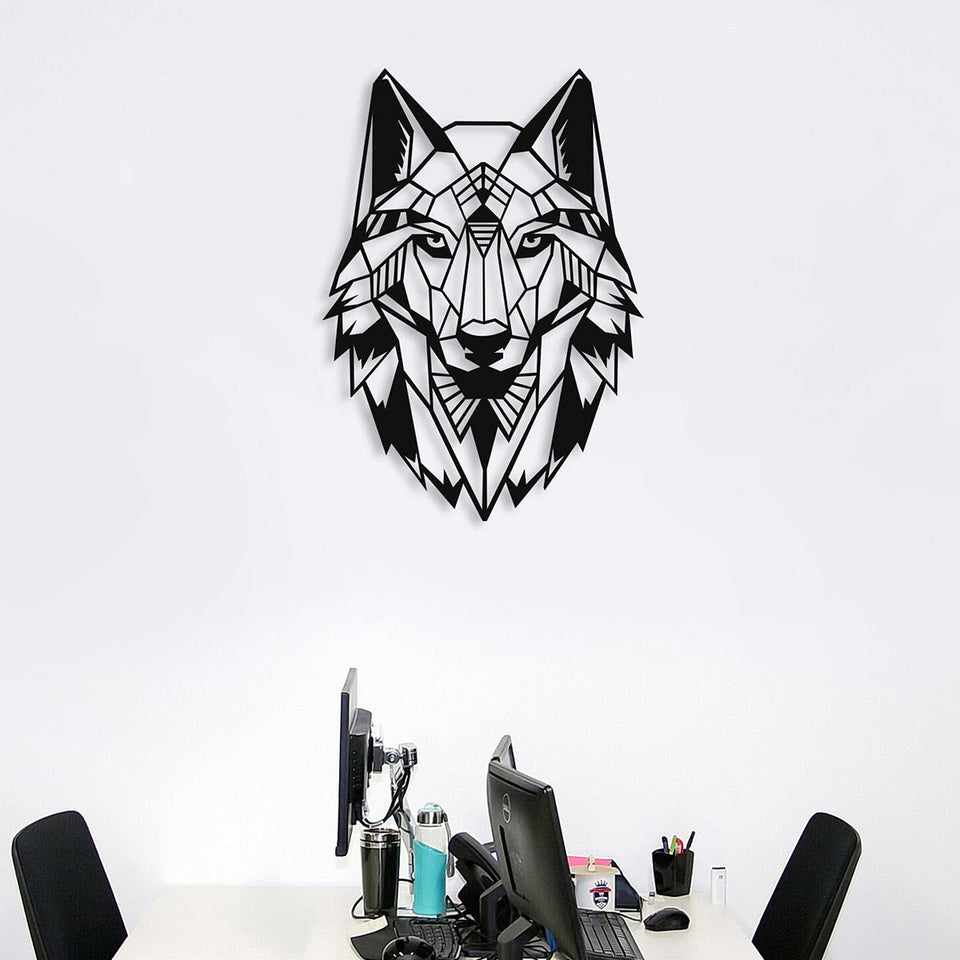 Natural Minimalist Wall Art Wall DecorationProduct information:
 
 Color: wolf head, deer head
 
 Material Type: Metal
 
 Material: Iron
 
 Style: modern simplicity
 
 Category: Geometry


Packing list: 

WalNatural Minimalist Wall Art Wall Decoration