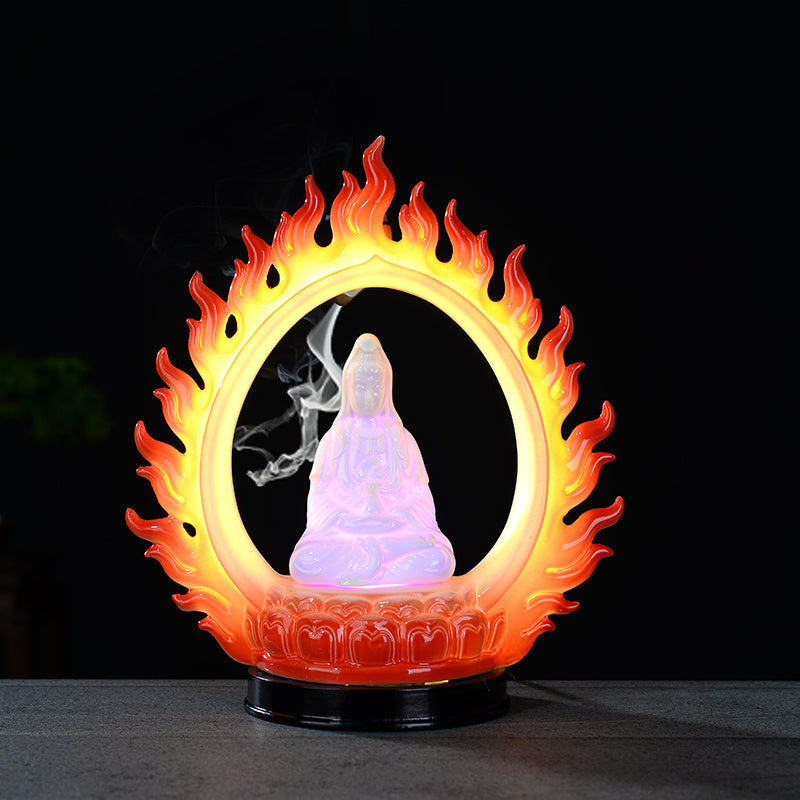 Creative Tea Pet Backflow Fragrance Home Boutique HomeProduct Details:
 
 Material: purple sand
 
 Color classification: 


 1 style: Jinglian Tianxiang LED backflow incense ornaments USB plug
 
 2 styles: Jinglian TianCreative Tea Pet Backflow Fragrance Home Boutique Home