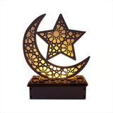 home decoration wooden lamp moon table lamp - Mekel’s Elegant Interior Store