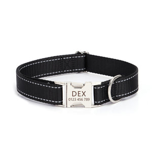 Nylon Reflective Silk Dog Collar