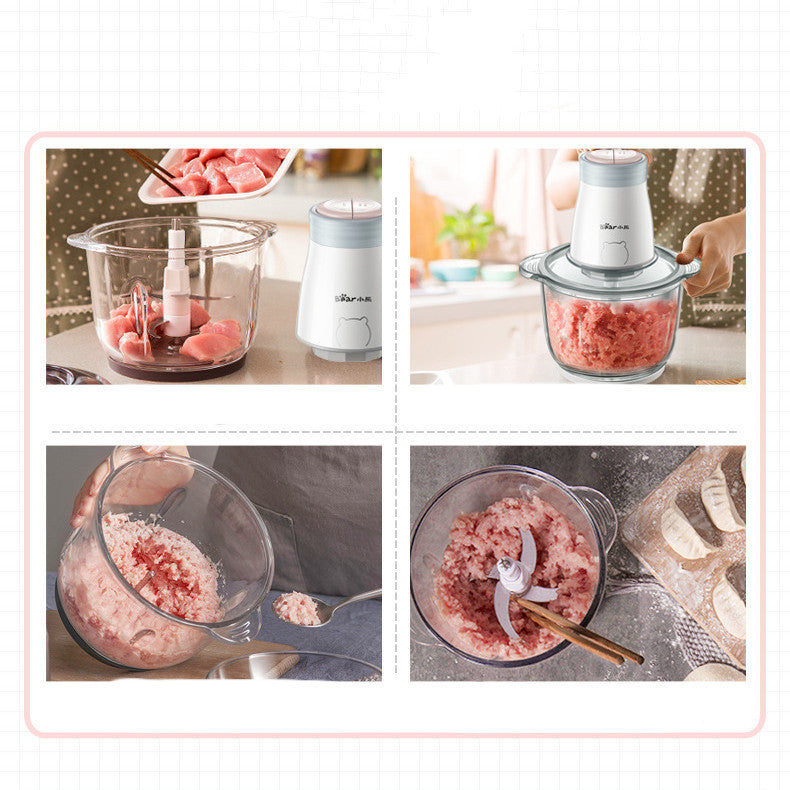 Household Electric Multi-function Small Vegetable Chopper Blender Cooking Machine - Mekel’s Elegant Interior Store