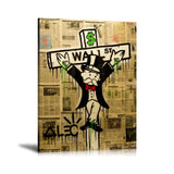 Abstract wall graffiti art hanging paintings - Mekel’s Elegant Interior Store