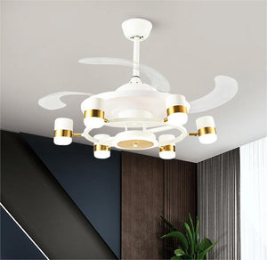 Modern Home Chandelier With Electric Fan - Mekel’s Elegant Interior Store