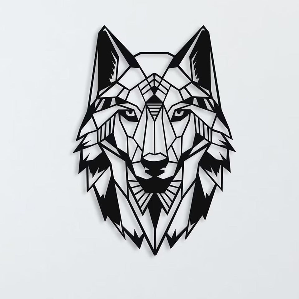 Natural Minimalist Wall Art Wall DecorationProduct information:
 
 Color: wolf head, deer head
 
 Material Type: Metal
 
 Material: Iron
 
 Style: modern simplicity
 
 Category: Geometry


Packing list: 

WalNatural Minimalist Wall Art Wall Decoration