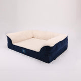 Dog Sofa Bed Four Seasons Universal Sofa HouseName: Pet sofa bed
 
 Size: 50*65*18, 71*58*18
 
 Material: polyester fiber
 
 Product category: pet nest
 
 Color: Navy blue.Seasons Universal Sofa House