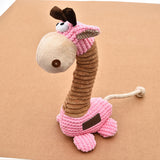 Plush toy giraffe cats and dogs pet toys