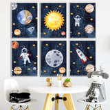 Astronaut Wall Art Canvas Painting - Mekel’s Elegant Interior Store