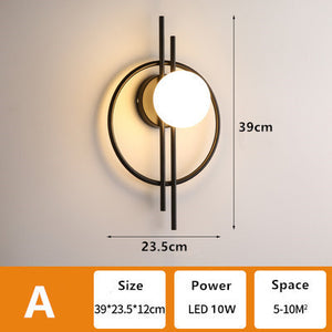 Home Living Room Background Wall Lamp - Mekel’s Elegant Interior Store