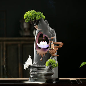 Creative Tea Pet Backflow Fragrance Home Boutique HomeProduct Details:
 
 Material: purple sand
 
 Color classification: 


 1 style: Jinglian Tianxiang LED backflow incense ornaments USB plug
 
 2 styles: Jinglian TianCreative Tea Pet Backflow Fragrance Home Boutique Home