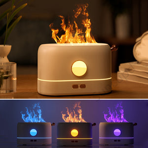 Simulation Flame Usb Humidifier Home Desktop Fragrance Diffuser - Mekel’s Elegant Interior Store