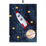 Astronaut Wall Art Canvas Painting - Mekel’s Elegant Interior Store