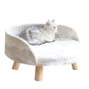 Pet Nest Teddy Puppy Dog Bed Kitten High Sofa NestProduct information:
 


 The material：wooden
 
 Category of Product：Pet house
 
 Brand:At the tail
 
 Whether the source of patent goods:no
 
 Color:Small rabbit haPet Nest Teddy Puppy Dog Bed Kitten High Sofa Nest