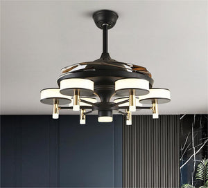 Modern Home Chandelier With Electric Fan - Mekel’s Elegant Interior Store