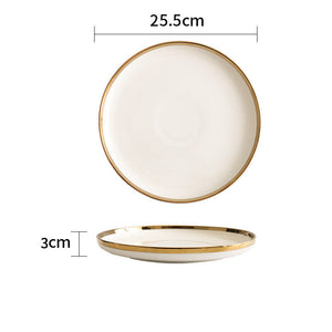 Wedding Gifts Home Bowls And PlatesProduct information:
 


 Material: Porcelain
 
 Pattern: gold trim
 
 Style: American
 
 Bowl diameter: 4.5 inches
 
 Color classification: A platinum 8 inch shalloWedding Gifts Home Bowls