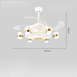 Modern Home Chandelier With Electric Fan - Mekel’s Elegant Interior Store