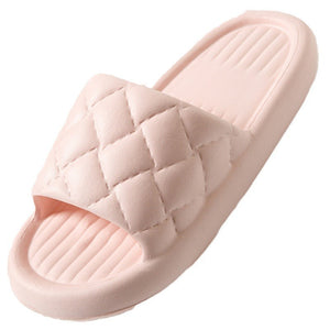 New Rhombus Home Slippers Summer Non-slip Floor Bathroom Slipper LightOverview:
 
 Unique design, stylish and beautiful.
 
 Good material, comfortable wear.
 
 A variety of colors, any choice.
 
 
 


 Product information:
 


 Sole Ma-slip Floor Bathroom Slipper Lightweight Simple House Shoes